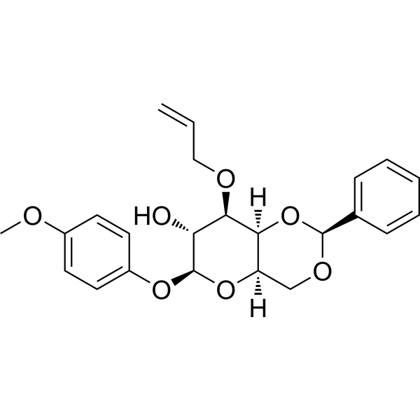 4-Methoxyphenyl 3-O-Allyl-4,6-O-benzylidene-β-D-galactopyranoside 400091-05-6